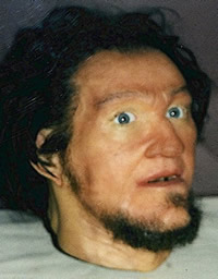 Otzi's first facial reconstruction